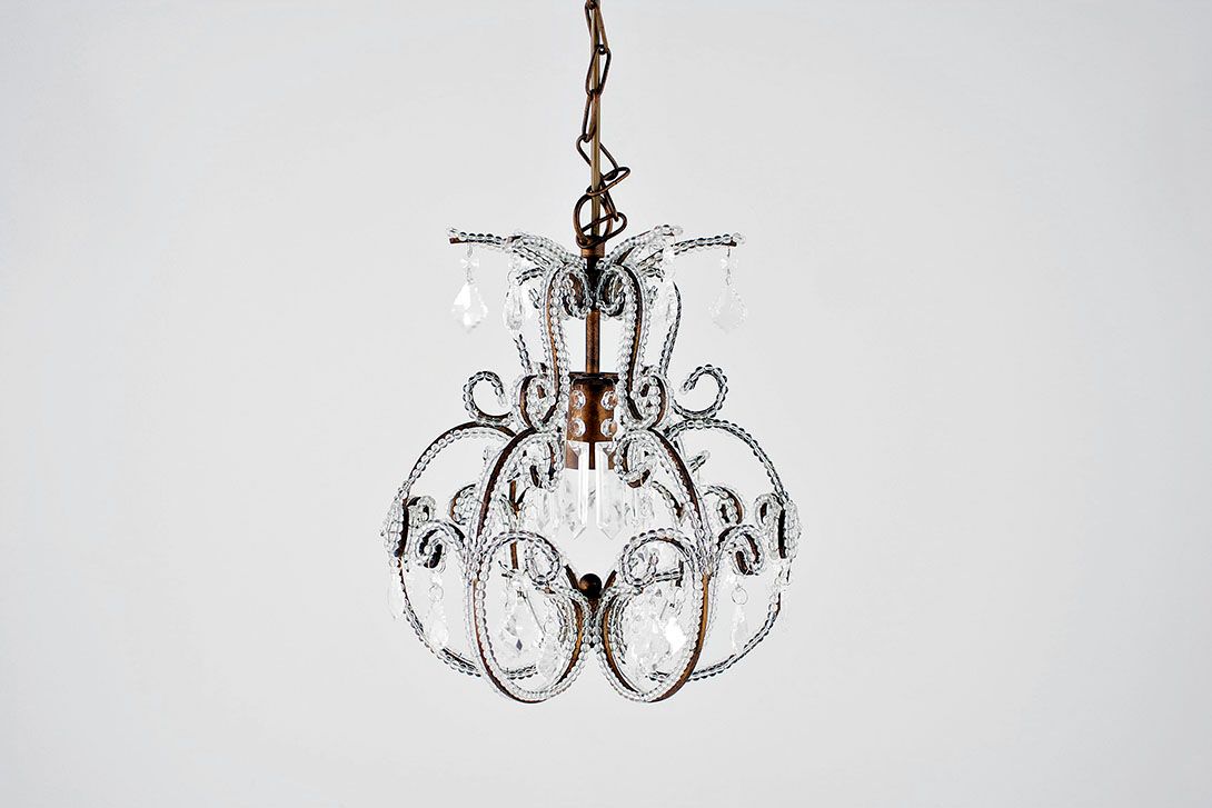 Foto Small Crystal Pearl Chandelier ø27