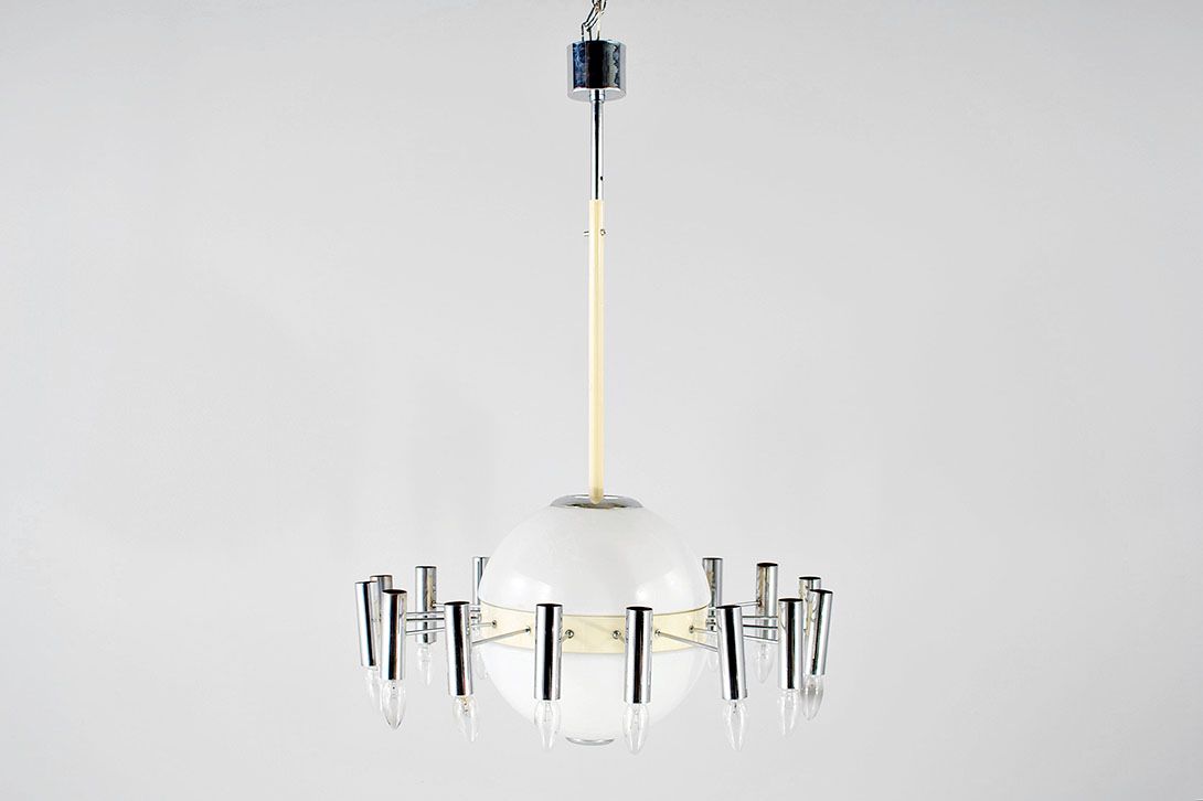 Foto Sun System Pendant Lamp Space Age ø75