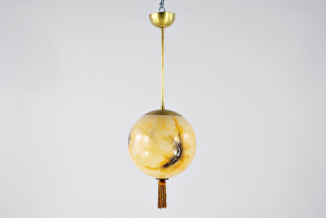 Foto Pendant Lamp Marble Ball ø27