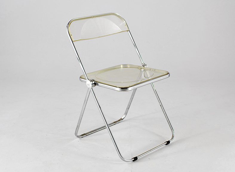 Foto Transparent Plia Folding Chair by Piretti for Castelli