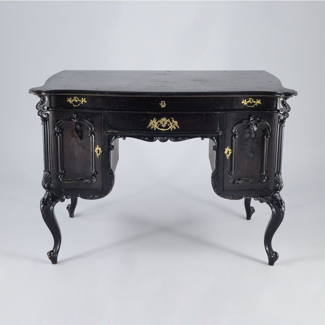 Foto Baroque Historism Desk 1880 h82x115x68