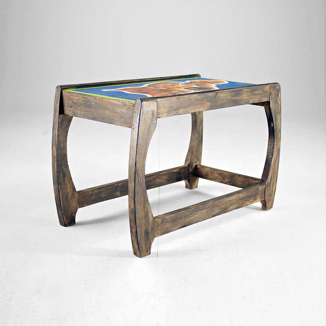 Foto Exotic Coffee Table with Painted Top h46x67x40