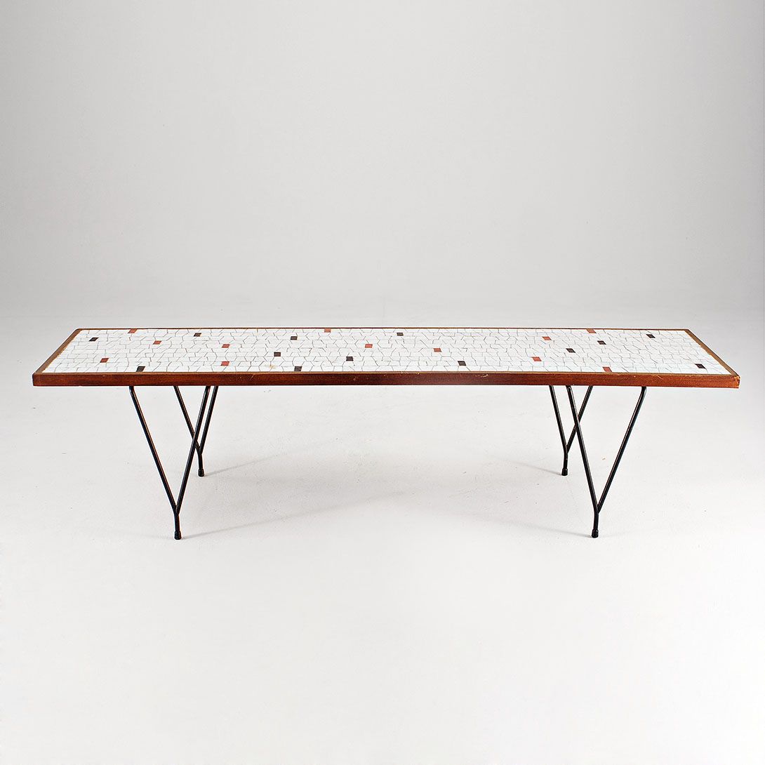 Foto Mosaic Coffee Table 1953 h36x140x35