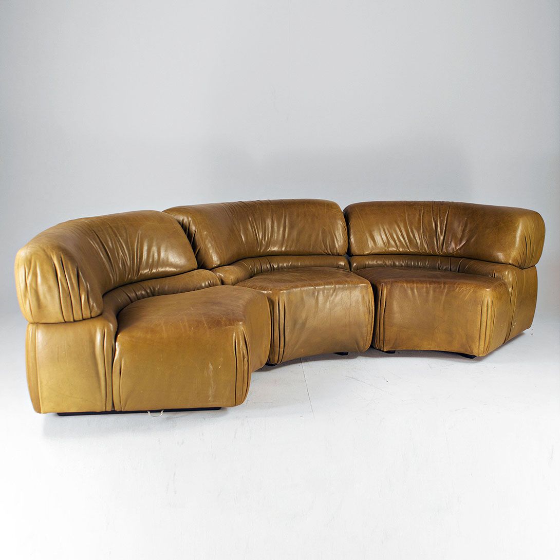 Foto Olive Green de Sede Modular Lounge Sofa 6 Seats