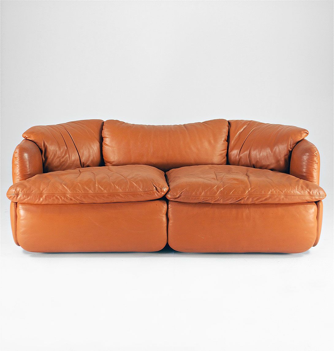 Foto Cognac „Confidential“ Sofa