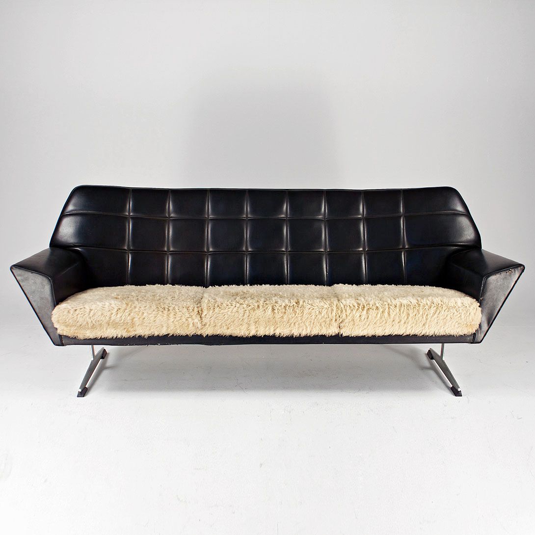 Foto Sky Leather Sofa GDR 1964