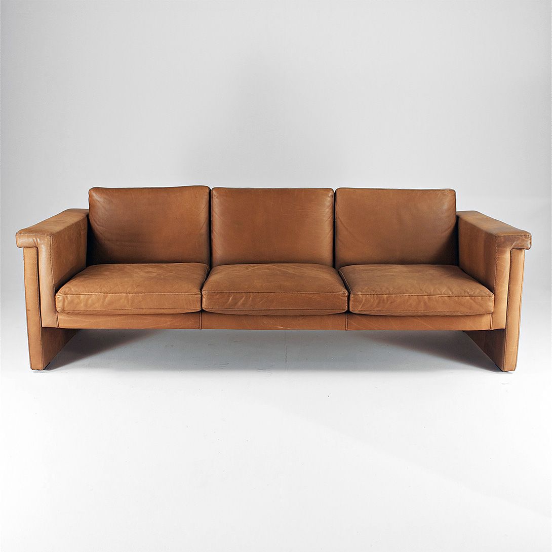 Foto Brown Modern de Sede Three-Seater Sofa