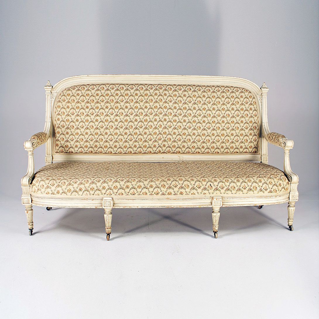 Foto Sofa Prussian Classicism Historism 1900 h110x195x65