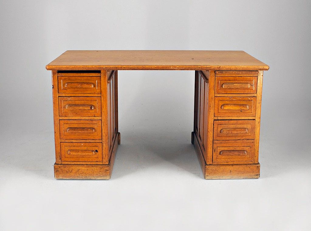 Foto Wooden Office Desk 1910 h78x140x80