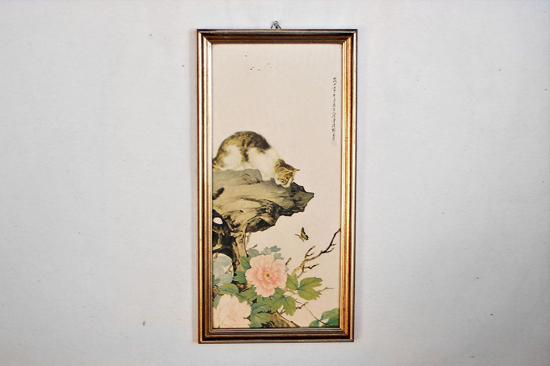 Foto Print of a Cat Japan h44x22 24B31