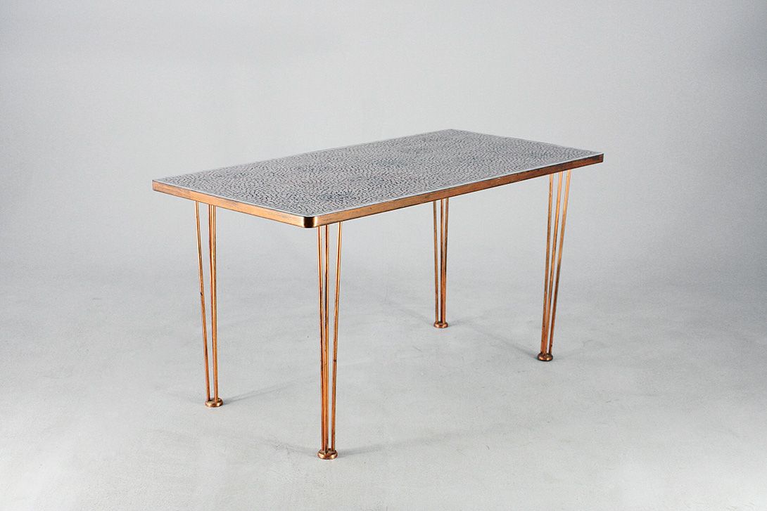 Foto Berthold Müller Coffee Table Copper 1949 h65x120x62