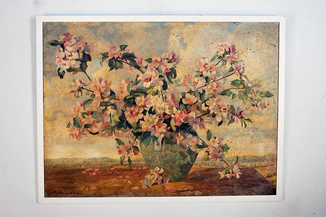 Foto Oil Painting Still Life Flower Vase h63x83 29A3