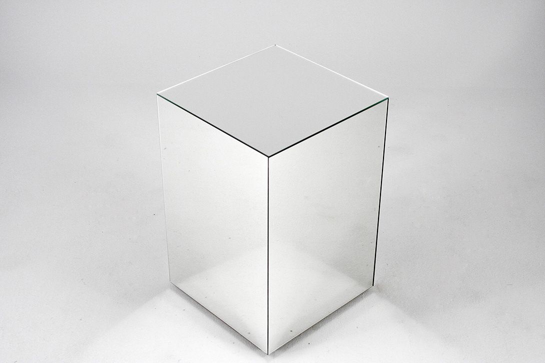 Foto Mirror Side Table Column h60x40x40 //