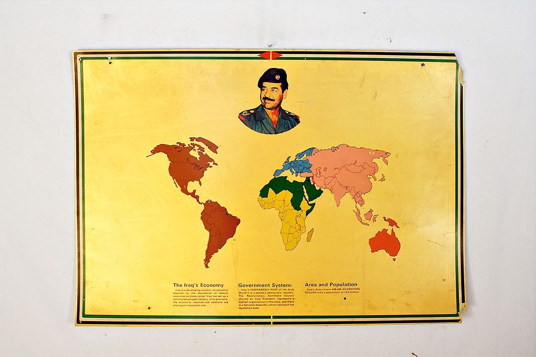 Foto World Map The Iraq&#8217;s Economy 8D16