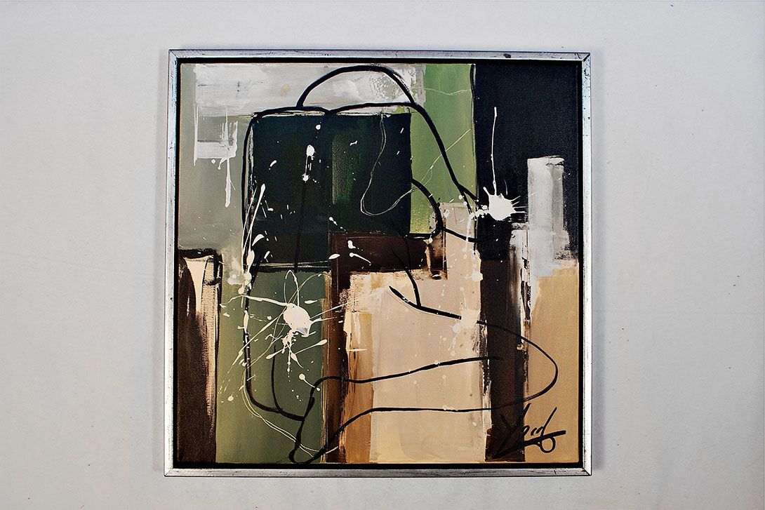 Foto Oil Painting Batteries &#038; Dynamite 1967 h64x64 9D17