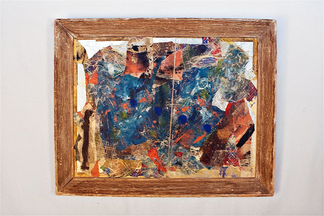 Foto Abstract Collage Painting h67x83 37A17