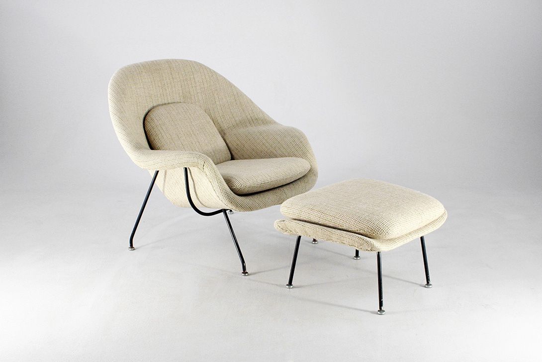 Foto Saarinen Womb Chair Beige