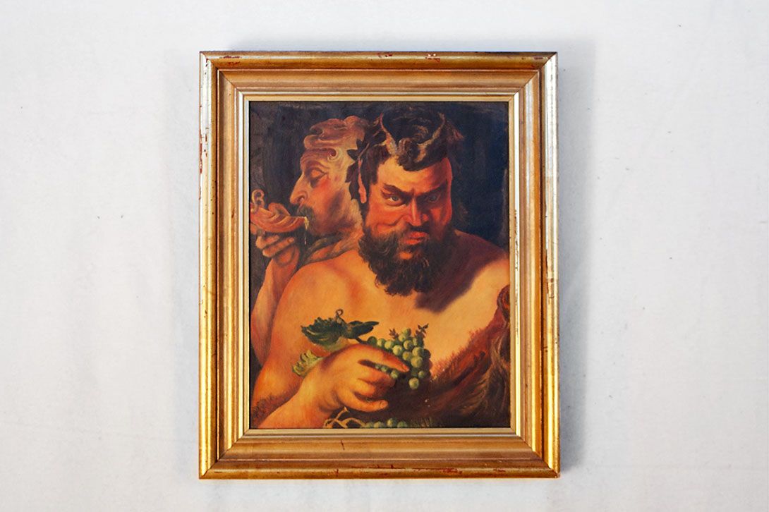 Foto Oil Painting Dionysos 1900 h38x33 26A2