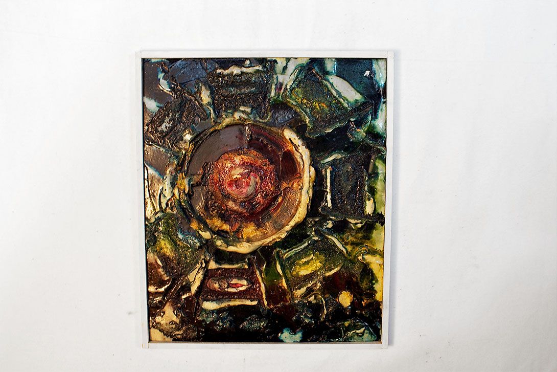 Foto 3D Planet Ceramic h63x53 Germany 1975 18E7