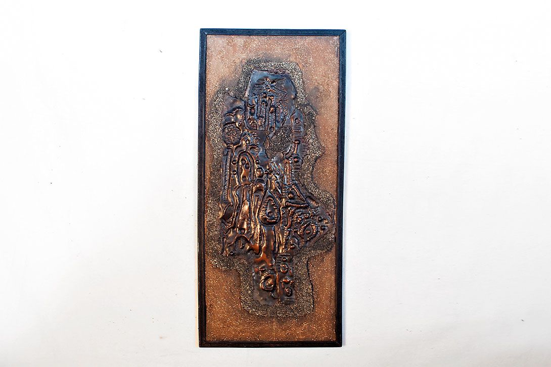 Foto Abstract Copper Artwork Germany 1965 21D4/5