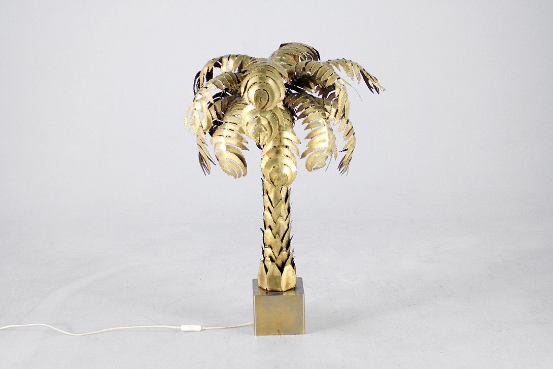 Foto Maison Jansen Palm Lamp h83 C3