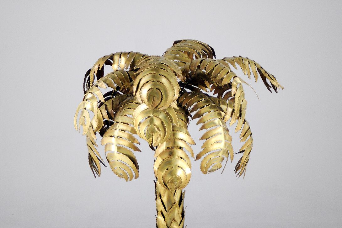 Foto Maison Jansen Palm Lamp h83 C3