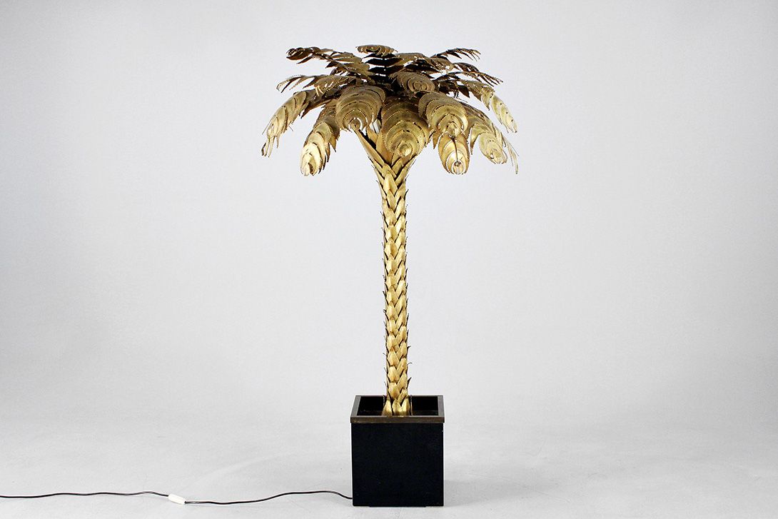 Foto Maison Jansen Palm Lamp h155 B3