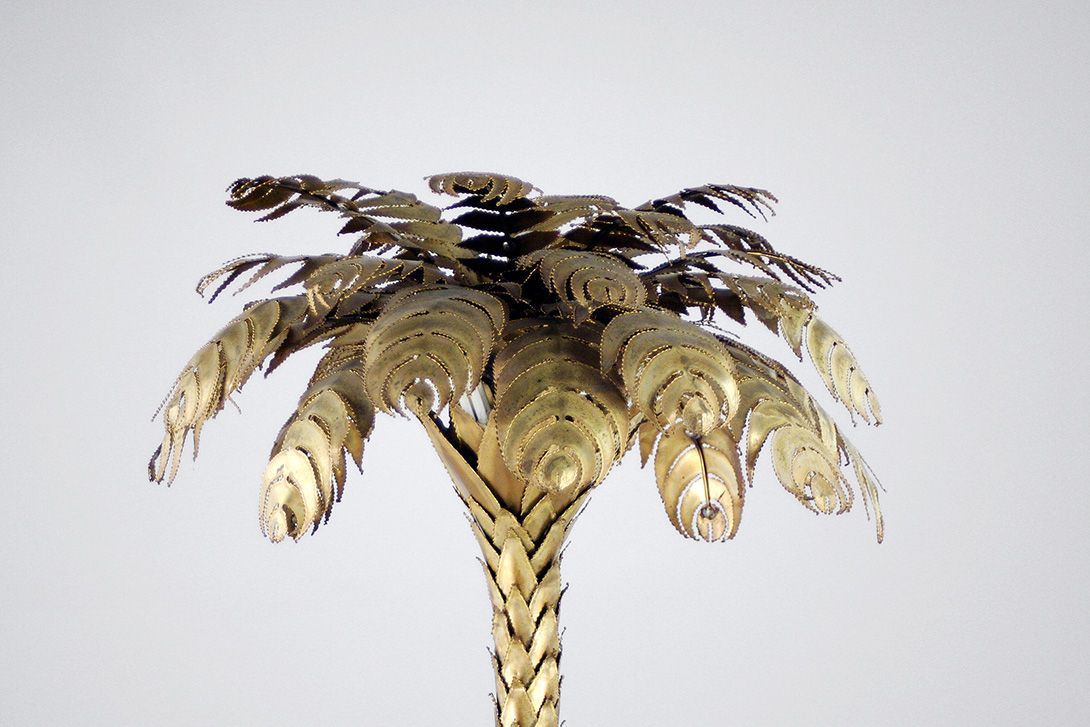 Foto Maison Jansen Palm Lamp h155 B3