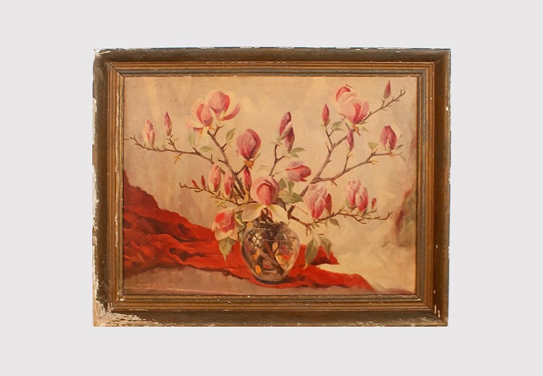 Foto Print Still Life Magnolia Bouquet 56x70cm 28D12