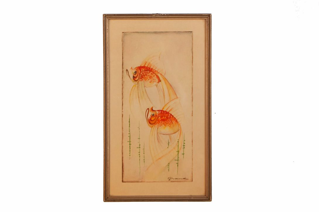 Foto Watercolor 2nd Fish 1954 h33x19 24B5