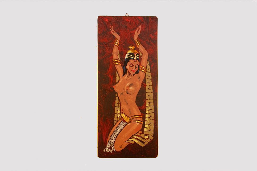 Foto Painting Pinup Exotic Dancer h70x30 20B4