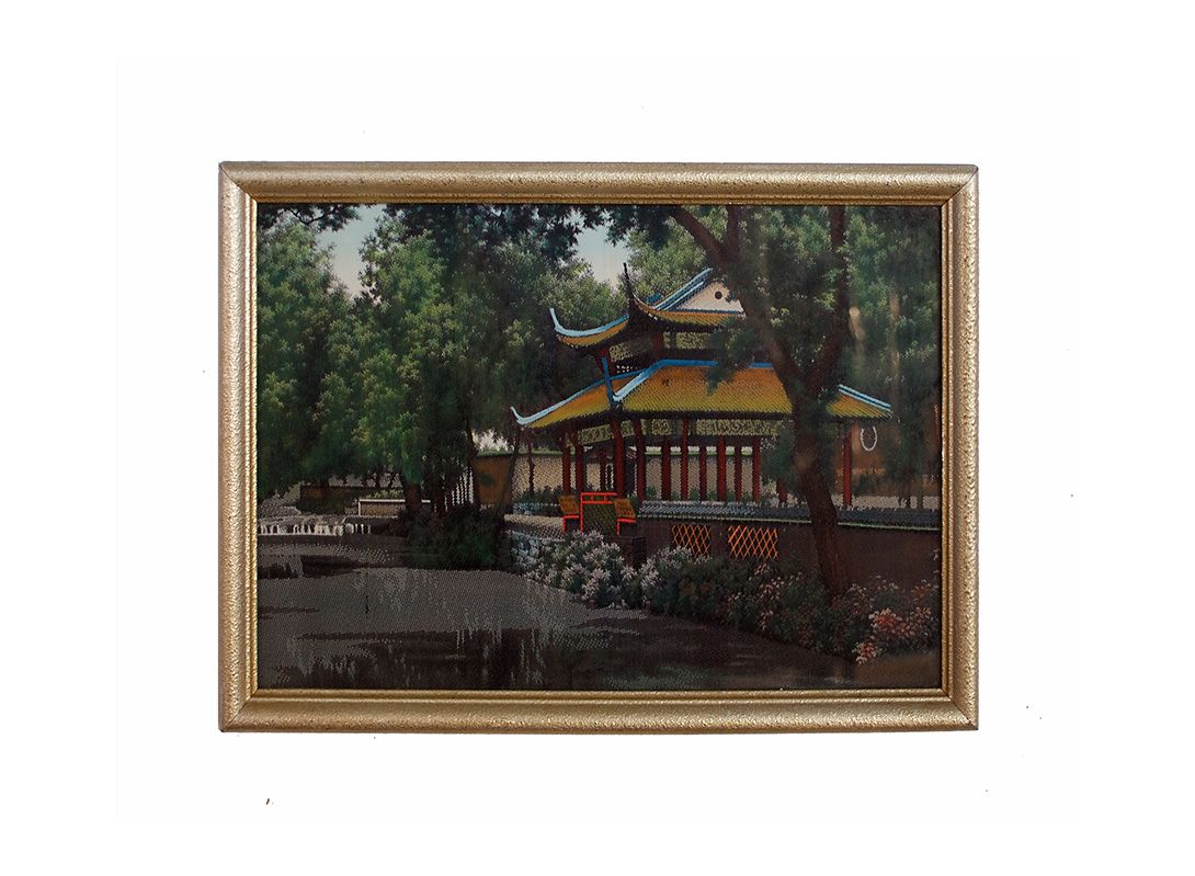 Foto Chinese Embroidery Pagoda h28x43 27B11