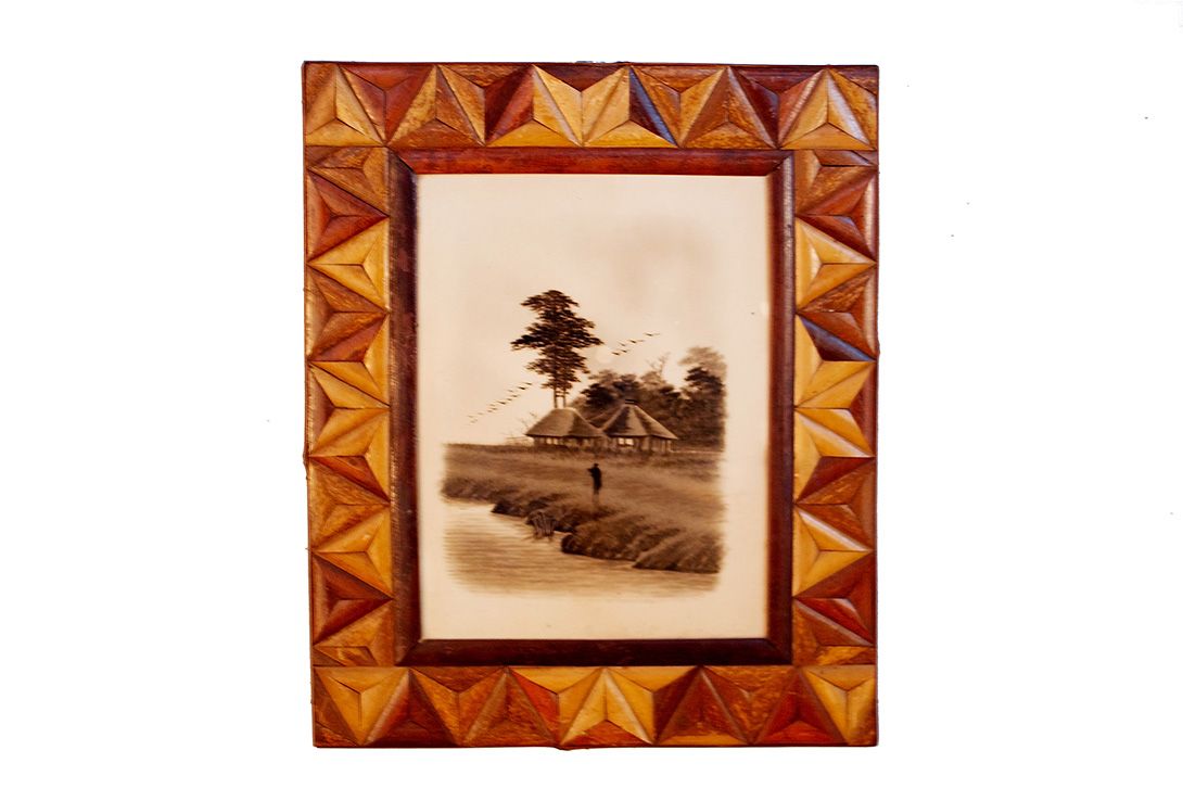 Foto Drawing Mount Kilimanjaro Village h38x31 17D7
