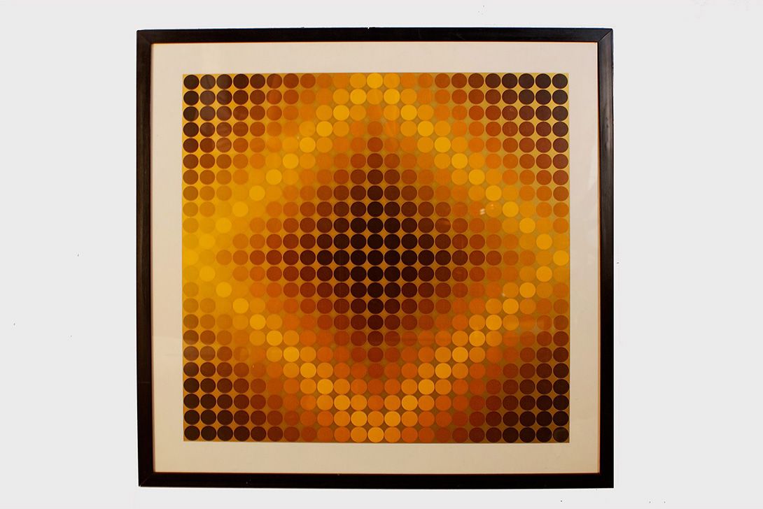 Foto OpArt Lithography 1970 h70x70 30A5