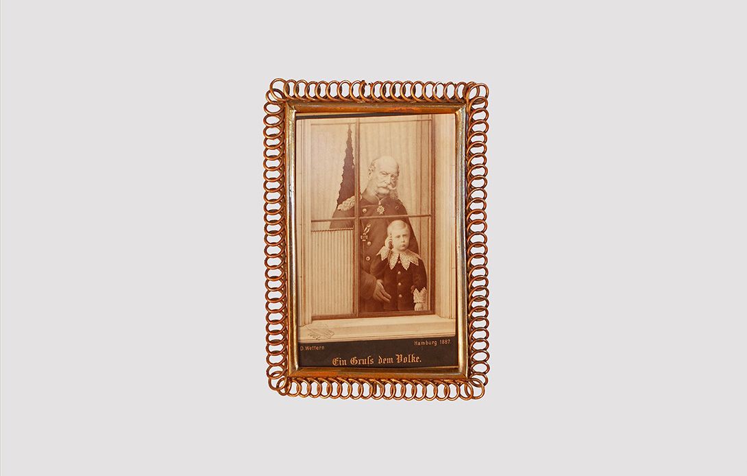 Foto Antique Photograph Kaiser Wilhelm l 20x14cm 15B14