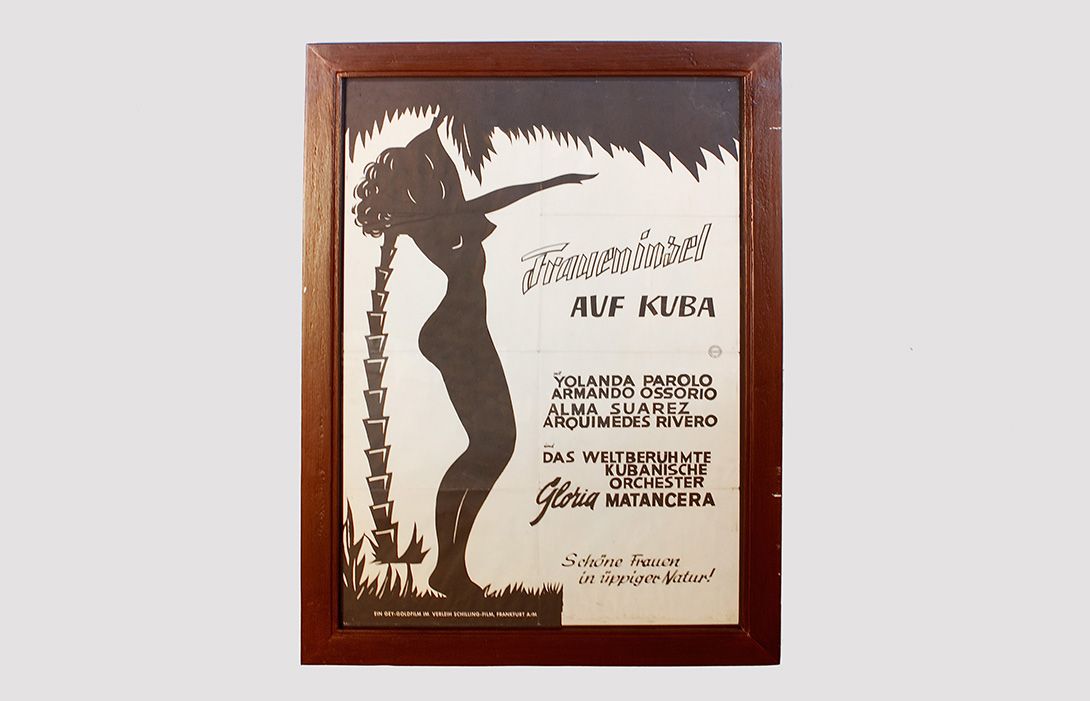 Foto Poster Trauminsel Kuba, Schöne Frauen in Üppiger Natur h96x72 33C3