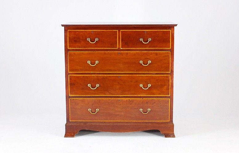 Foto Prussian Classicim Mahogany Wooden Dresser *N