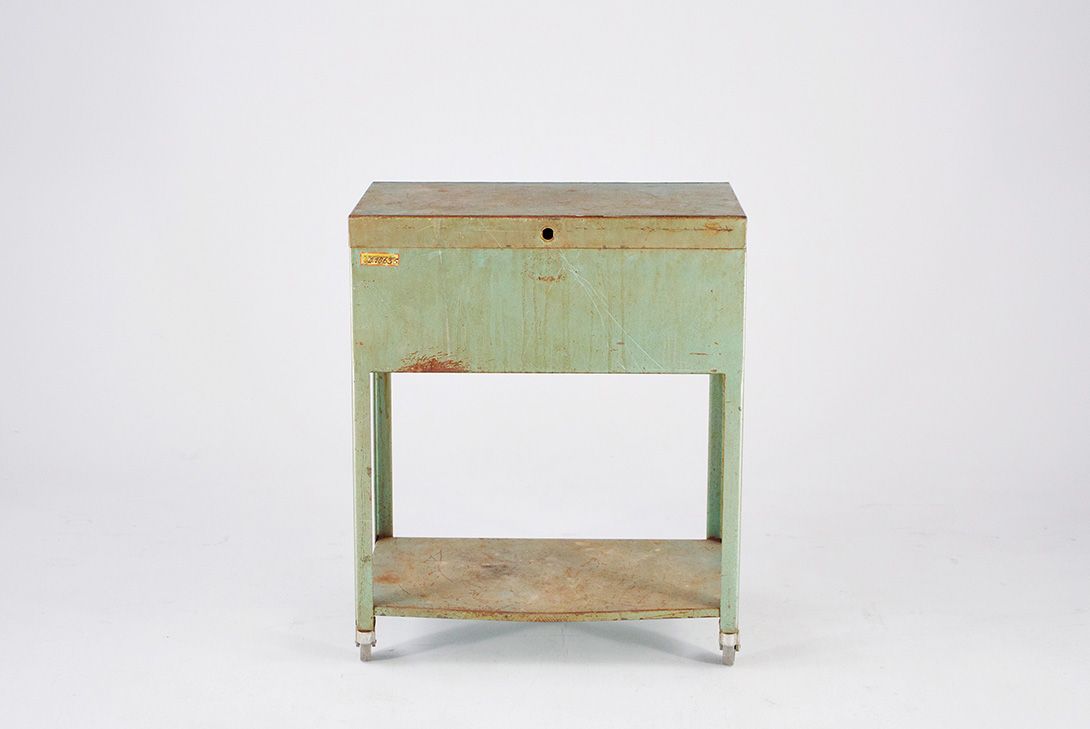 Foto Metal Workshop Trolley GDR 1956