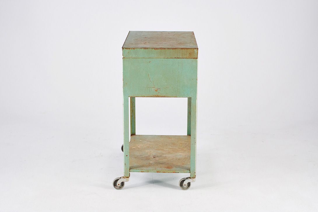 Foto Metal Workshop Trolley GDR 1956