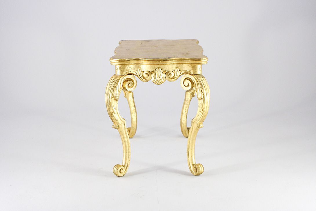 Foto Rectangular Baroque Table Gold h72x88x58