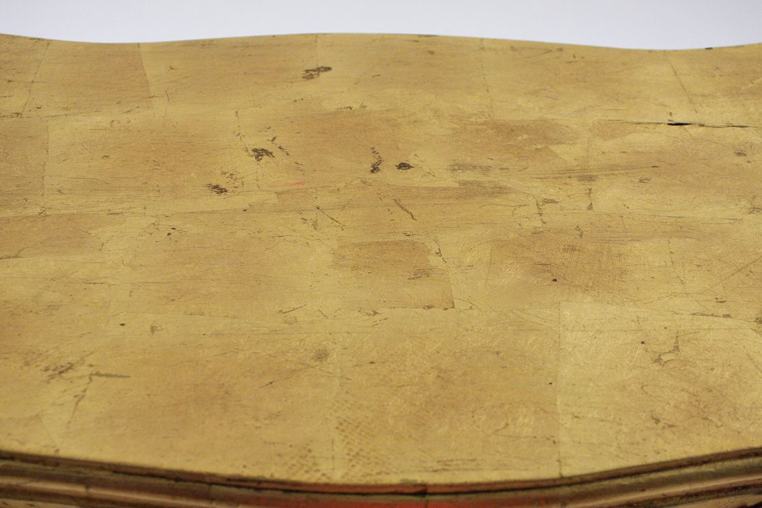 Foto Rectangular Baroque Table Gold h72x88x58