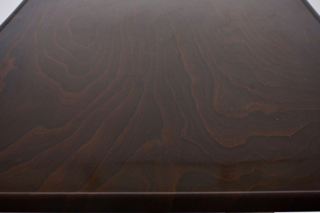Foto Olivetti Desk with Brown Wooden Top h78x181x89
