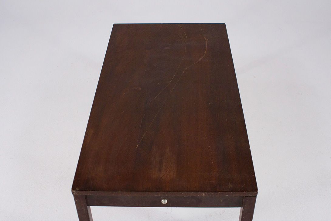 Foto Modern Stone Oak Coffee Table 1975 h30 h30x50x100