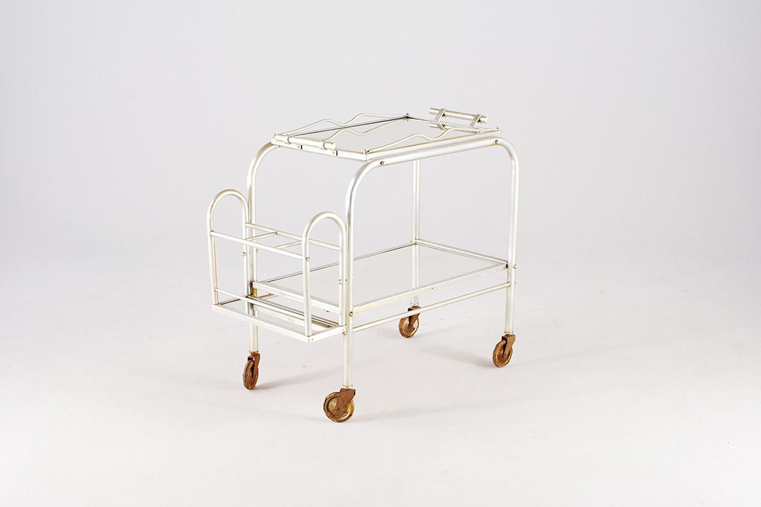 Foto Steel Tube Serving Cart 1958 h70x75x40