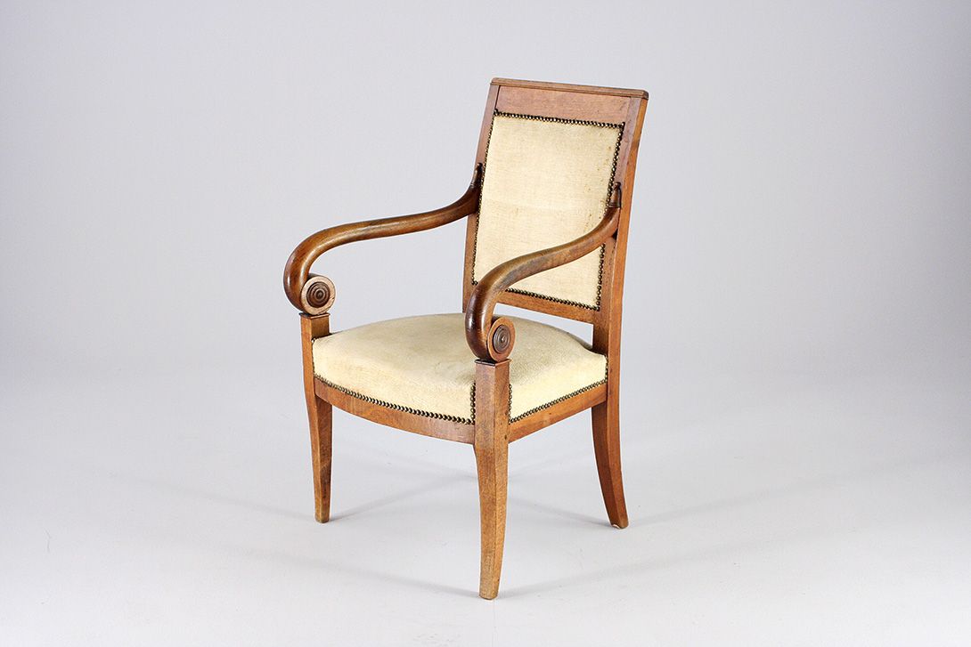 Foto Early Biedermeier Armchair Saxonia 1835