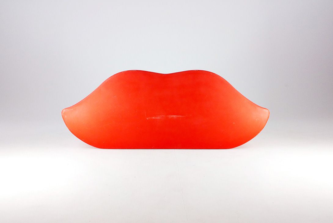 Foto Dalí Sofa Lips Italy 1978 h80x205x90