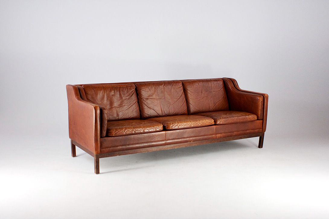Foto Møgensen 2212 Three Seater Sofa for Fredericia 1950