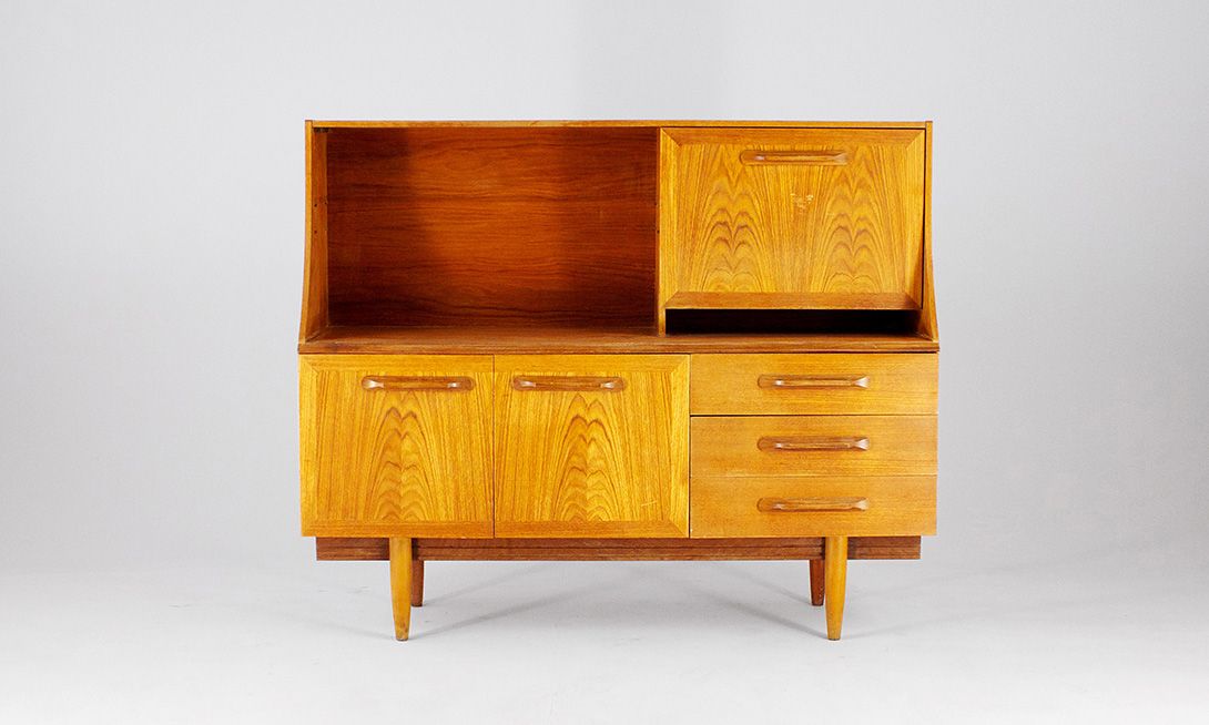 Foto Teak Highboard 1960