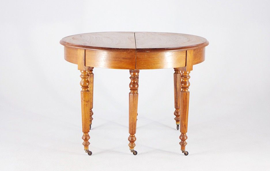 Foto Extending Cherrywood Biedermeier Dining Table 1865 h74x103