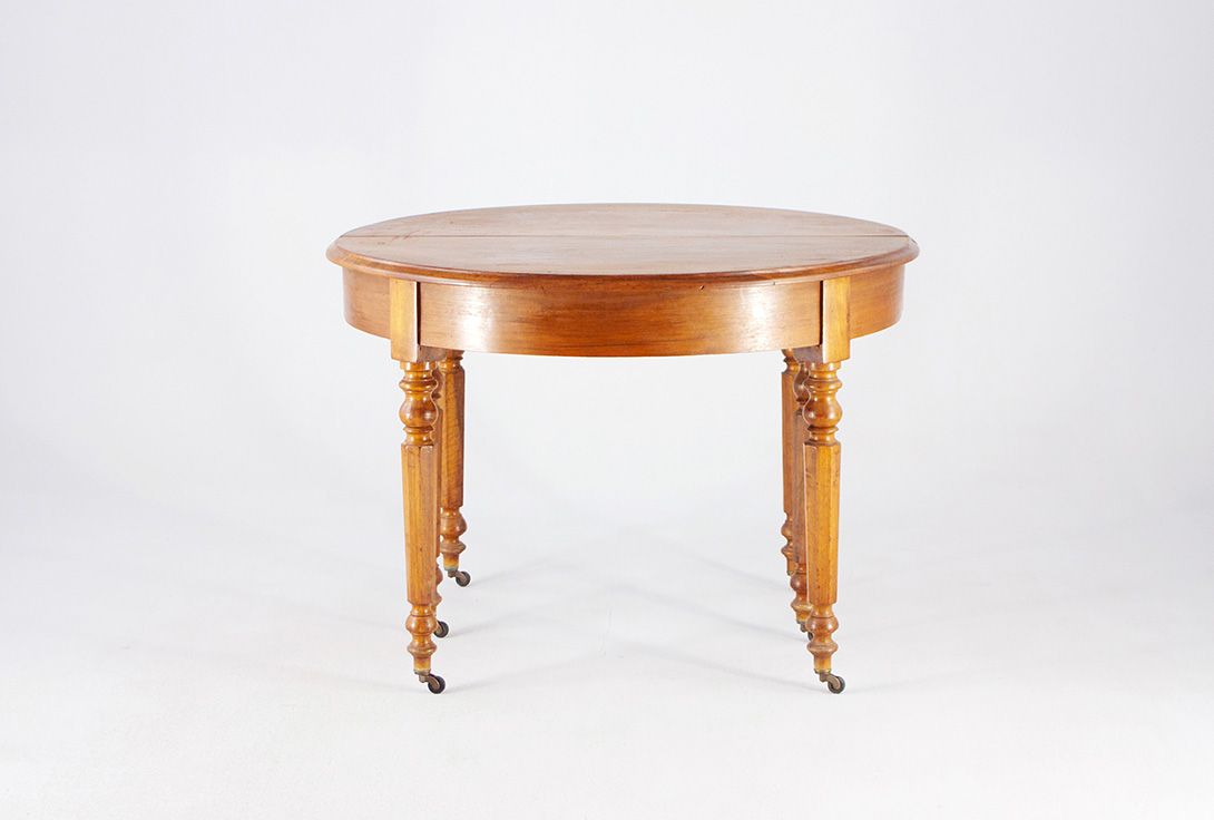 Foto Extending Cherrywood Biedermeier Dining Table 1865 h74x103